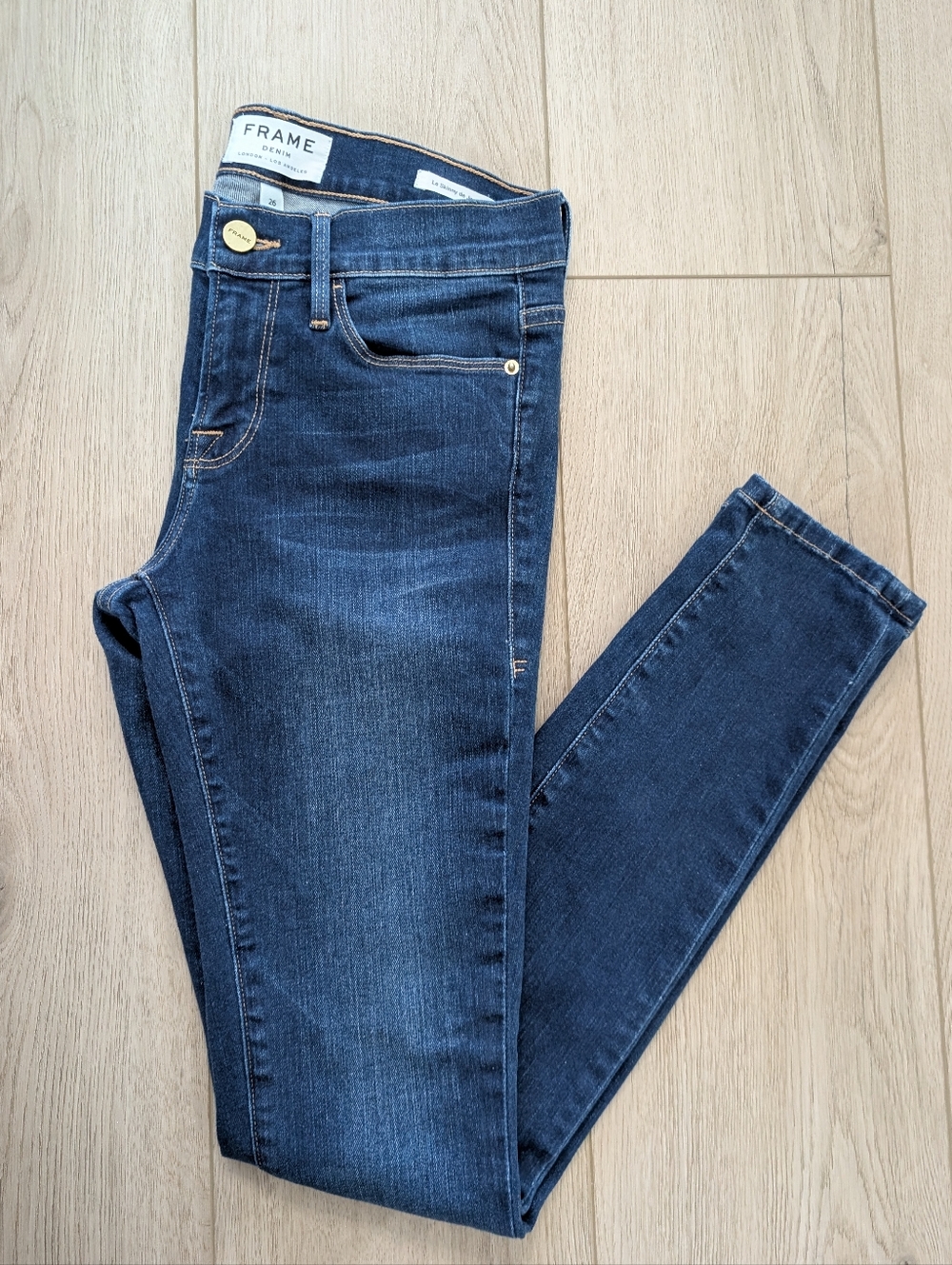 FRAME Le Skinny de Jeanne Jeans | Dark Blue